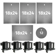 Steel Challenge Smoke And Hope Stage - 1/4" Complete AR500 Steel Shooting Set