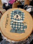 Vtg 5 Pc Finished Framed Needlework Cross Stitch Framed Wall Art Handmade Decor — photo 10