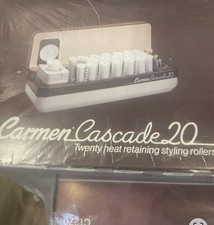 Carmen cascade 20’s Heated Rollers With Free Hot brush Vintage New Item