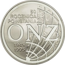 [#472245] Coin, Poland, 20 Zlotych, 1995, MS, Silver, KM:291