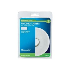 MONARCH Easy-Load 1131 Price Pricing Labels 925074 7/16 x 7/8 White 2500 Roll