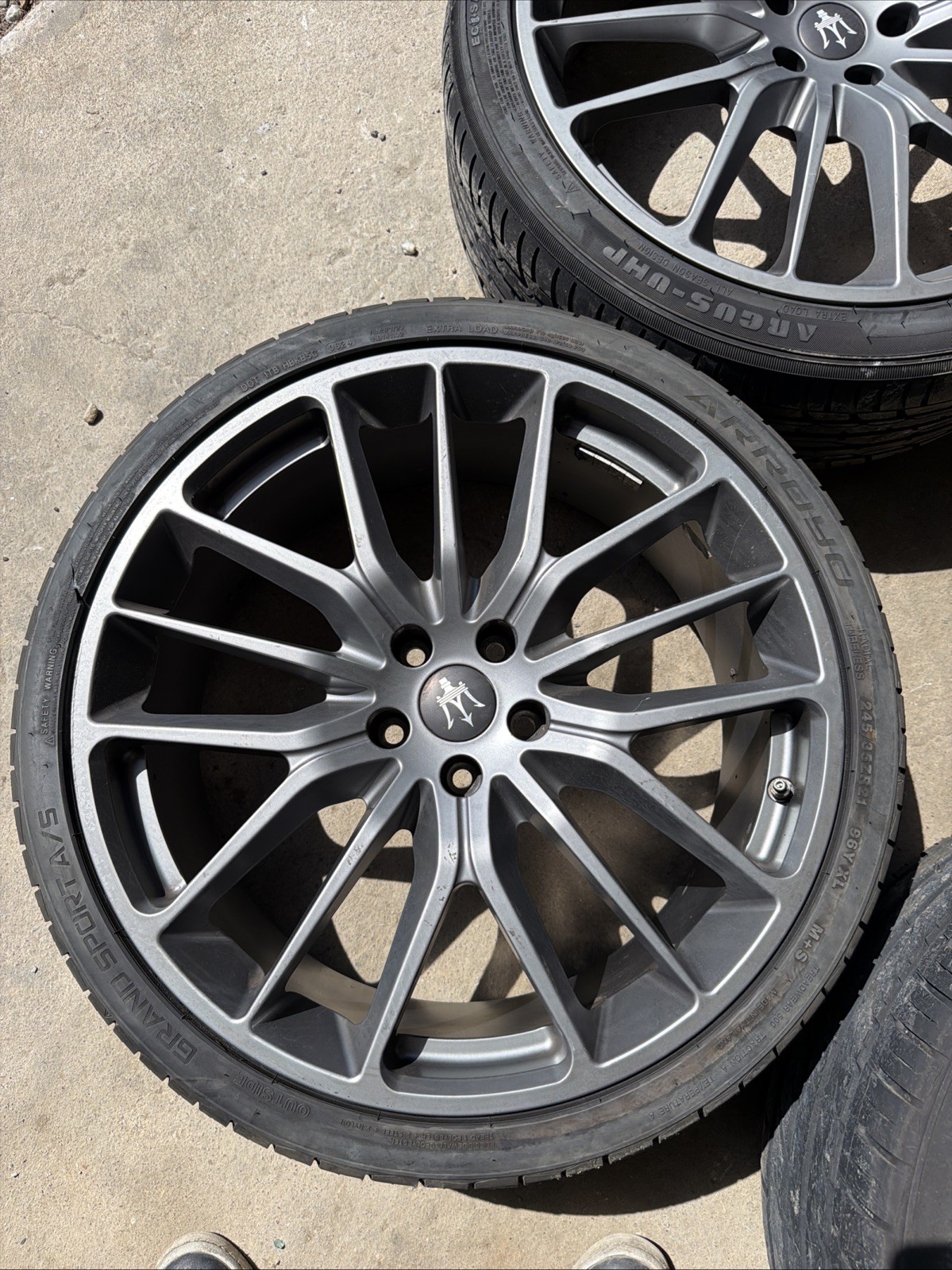 Maserati Ghibli 14-24 REAR AND FRONT Wheels Rim set of 4 21x10.5 / 8.5 OEM