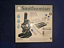 Smithsonian Microscope Kit STEM 150x/450x/900x w/ Light  Accessories New FS