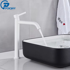 Black Basin Faucet Bathroom Washbasin Water Mixer Tap Hot Cold Water Basin Sink