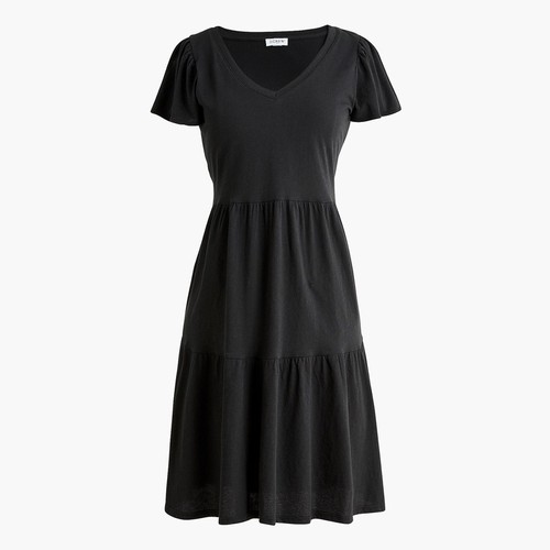 J Crew Tiered knit mini dress