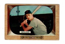 1955 Milt Bolling Boston Red Sox Bowman Baseball card