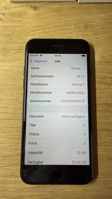 Apple iPhone 7 32GB Matt Schwarz