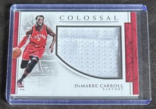 2016-17 National Treasures - Colossal Materials DeMarre Carroll #29/30 Raptors
