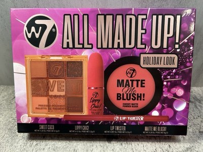 W7 Makeup Set All Made Up 4 Pc Glam Cosmetics PETA Approved Holiday Look