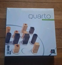 Quarto Board Game Wooden Shapes Strategy Gigamic 1991 NEW in