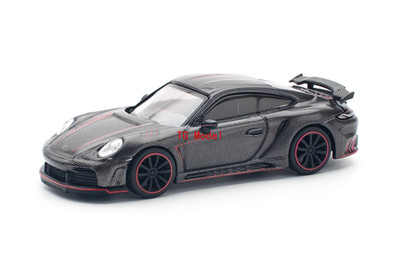 TG Poprace 1:64 Black Carbon 992 Stinger  Sports Model Diecast Metal Car New