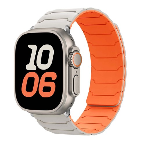 Magnetic Sports Band For Apple Watch Ultra2 10 9 8 7 6 5 38-49MM Silicone Strap - Zdjęcie 18 z 34