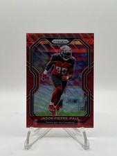 2020 PANINI PRIZM JASON PIERRE PAUL, #261, RED WAVE PRIZM, #/149