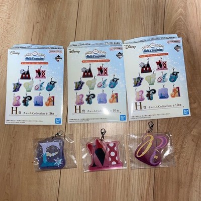 Disney HCharms Alphabet Acryl Charm Set World of Imagination 3 Arten