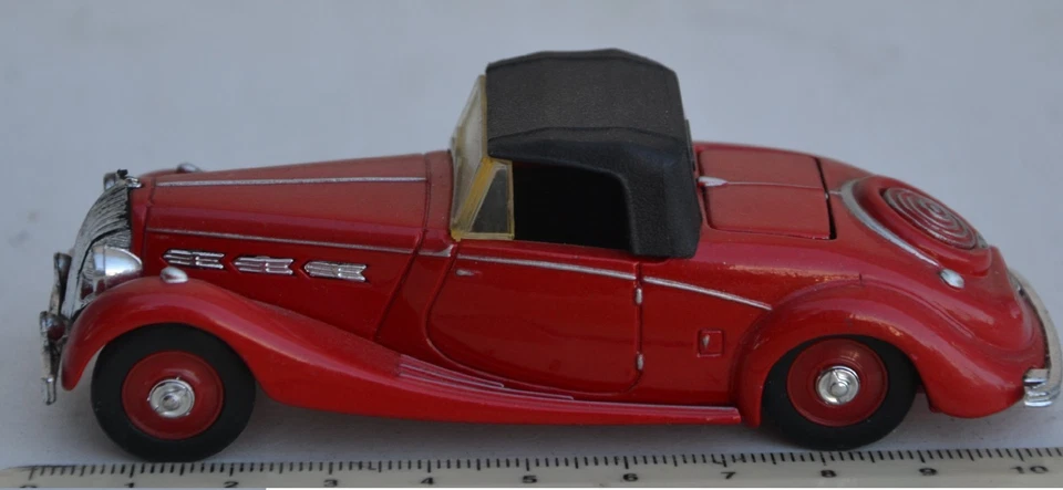 Triumph dolomite rouge 1939 dinky matchbox dy17 1990's 1/43 - Photo 4/4