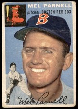 1954 Topps Mel Parnell Boston Red Sox #40 VG-VG/EX
