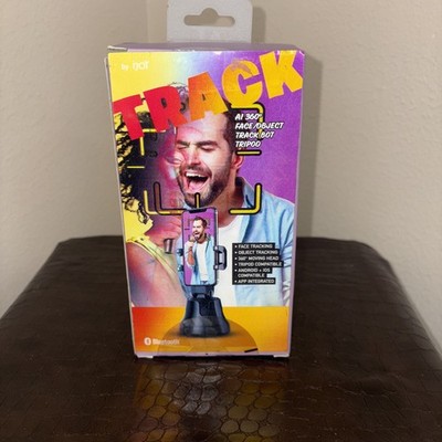 NIB iJoy Track AI 360 Face Object Track Bot Tripod Phone Stand With Bluetooth