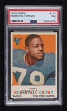 1959 Topps Rosey Brown Roosevelt Brown #114 PSA 7 HOF 1q7