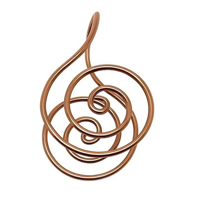 Verstellbarer Kupfer Palmenring Handarbeit Schmuck Zubehör Spirale Palmenring Portab