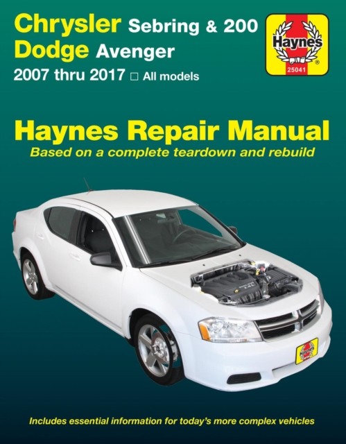 Chrysler Sebring Sedan (2007-2010): Sebring by Haynes Publishing PAPERBACK