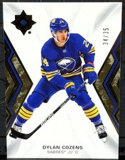 2021-22 Upper Deck Ultimate Collection #24 Dylan Cozens Gold 34/35 - Buffalo!