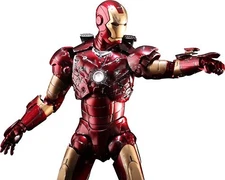 Hot Toys Movie Masterpiece 12 Inch Figure Iron Man Mark 3 Battle Damaged Japan