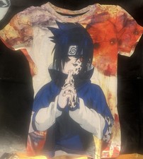 Mr.1991INC&Miss.GO Japanese 3D Anime Naruto T Shirt Men 2017 Deadstock Small