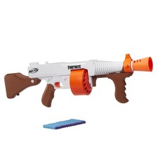 Nerf Fortnite DG Blaster 15-Dart Rotating Drum, Pump Action, 15 Official Darts