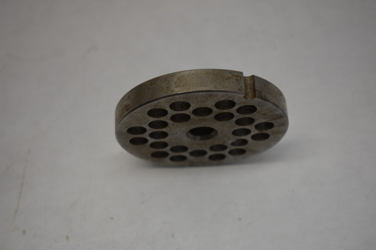 Lot of 2 Kasco Meat Grinder Plate 2243 Stainless Steel Replacement Grinder Plate