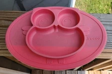 EZPZ Smile Coral Pink suction plate