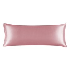 Soft Body Pillow Cover, Temperature Regulating Satin, 20x54, Pink