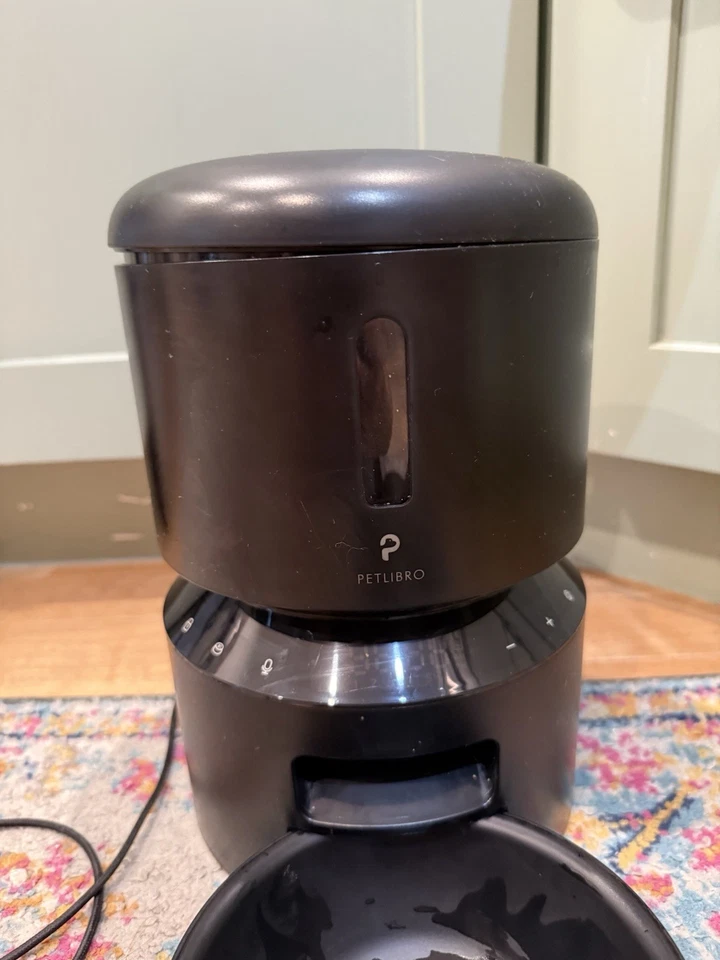 Alimentador automático para mascotas PETLIBRO Granary, 3L, negro Foto 2 de 4