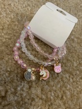girls Beaded bracelet Unicorn   