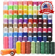 Hilos De Coser De 100 Colores 250 Yardas Por Carretes Kit Costura De Hilo Nueva