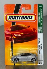 Matchbox 2008 Honda Civic Type R Silver Metro Rides Diecast Sealed Fn2 K20 New