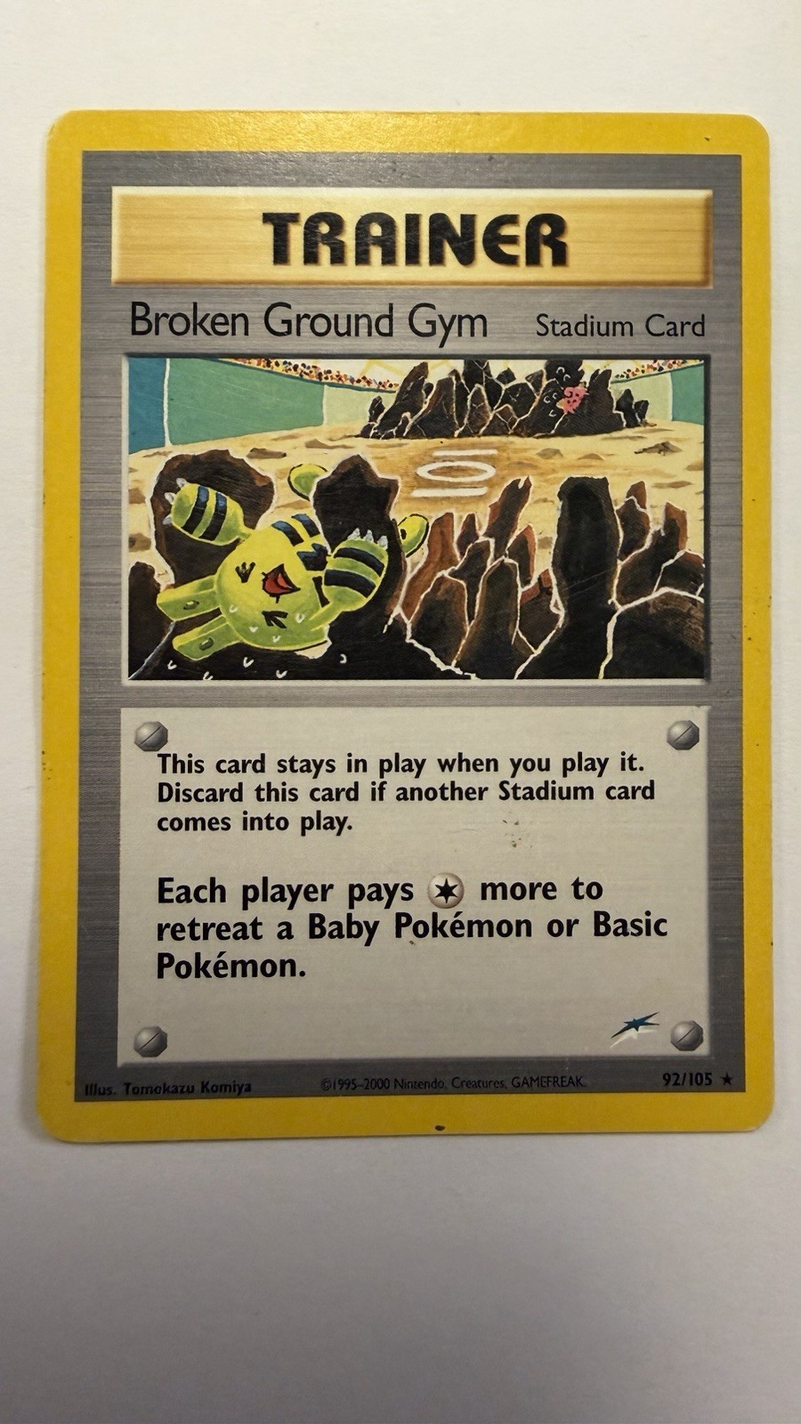 Pokemon TCG Broken Ground Gym 92/105 Neo Destiny Uncommon English