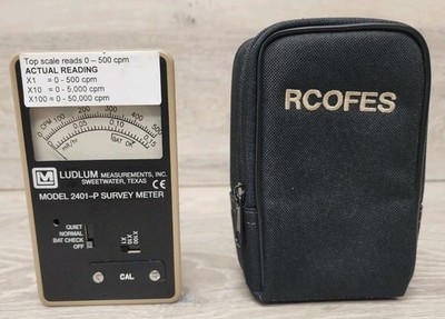 Ludlum 2401-P Survey Meter Radiation Detector Reader CALIBRATED 2023 READ! #1