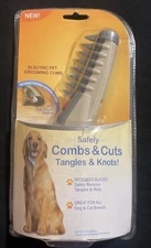 Knot Out- Electric Pet Grooming Tool  (Cats/Dogs) Combs & Cuts Tangles & Knots 