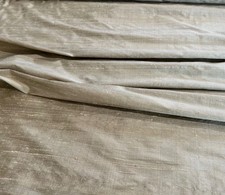 100 Silk Dupioni Drapery Fabric 54" Olive Gold Sold By the Yard High End Silk