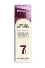 MSDRWIKEY 7 Pro Whitening Toothpaste PAP  Probiotic Fresh Passion 4.25 oz
