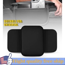 Leather Seat Armrest Cushion Protector Storage Pad Car Interior Accessories Y