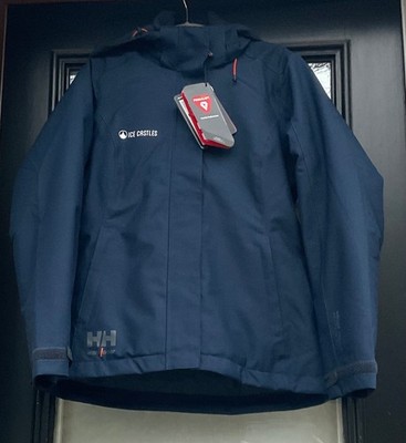 Helly Hansen Workwear Women's LUNA Waterproof Jacket NWT Ice Castles Logo Size M