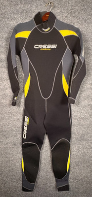 Cressi 5mm Castoro Men all-in-one Ultraspan Full Body WET SUIT SIZE Medium / 3