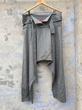Vivienne Westwood Asymmetric Wool Gray Pants 44