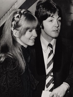 A41 A4172 Paul McCartney Jane Asher Beatles Singer Couple Portrait 1960s Music