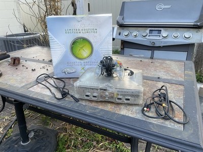 Microsoft Original Xbox Crystal Console / Translucent With Box Tested & Serviced
