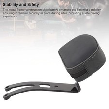 Motorcycle Backrest For Indian Bobber 2025+ Metal Frame Foam Padding