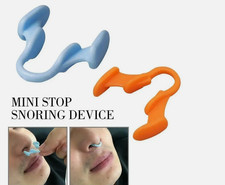 2pcs Anti Snoring Silicone Nose Clip Stop Snore Device Elastic Nasal Aid.