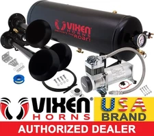 TRAIN HORN KIT FOR TRUCK/CAR/PICKUP LOUD SYSTEM /2.5G AIR TANK/200PSI/3 TRUMPETS