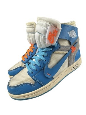 Air Jordan 1 Retro OG x Off-White High Top Nike Air UNC Basketball Shoe Size 5